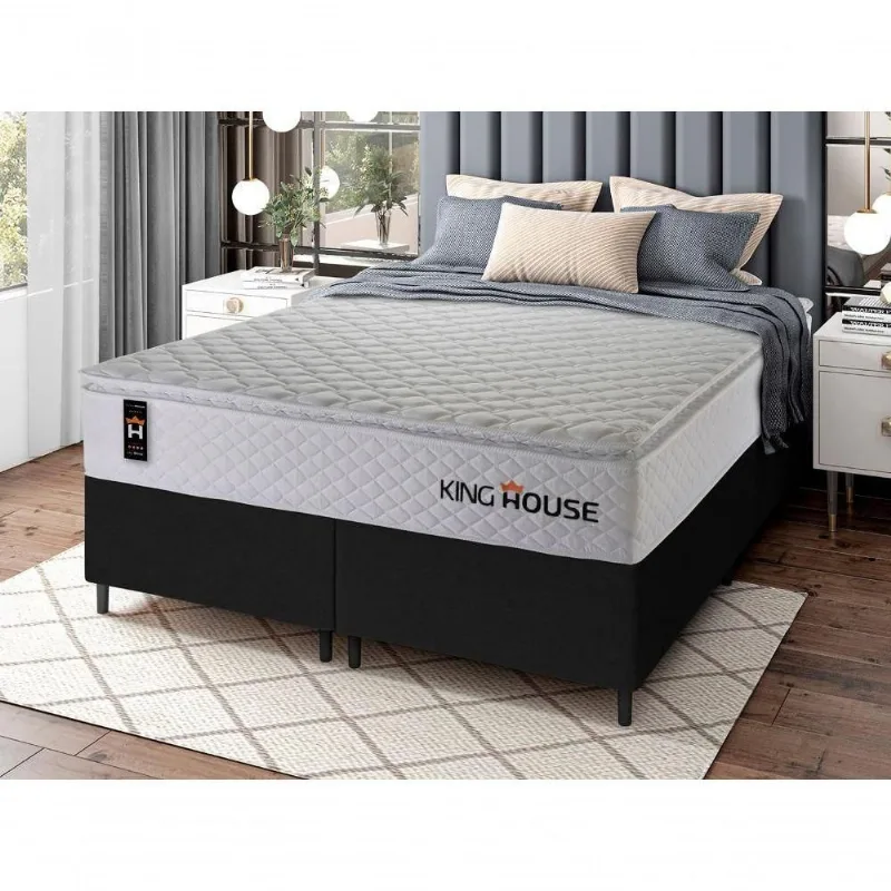 Cama Box New Moon Molas Ensacadas Queen 158x198 King House - king