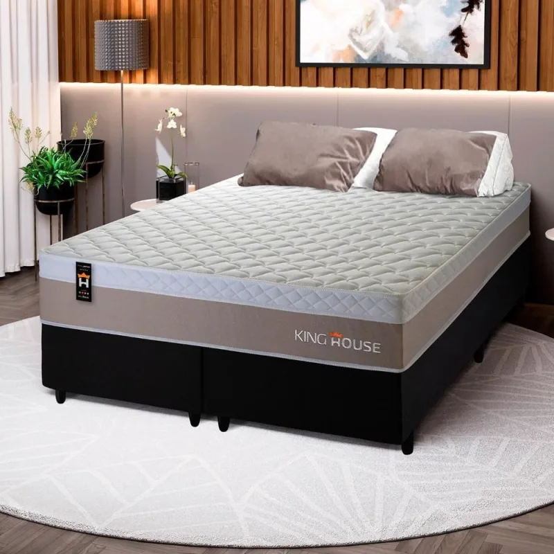 Cama Box Sheffield Molas Ensacadas King 193x203 King House - king