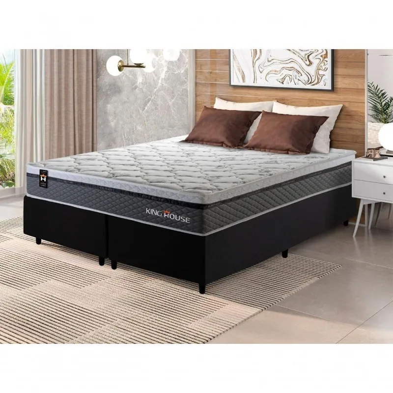 Cama Box Benton Molas Ensacadas King 193x203 King House - king