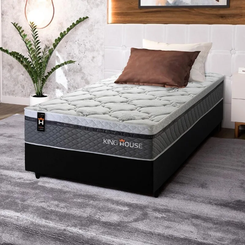 Cama Box Molas Ensacadas Benton Solteiro 88x188 King House - king