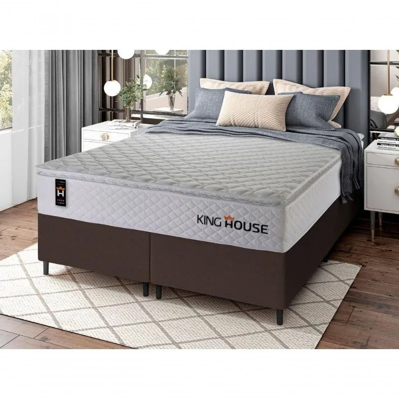 Cama Box New Moon Molas Ensacadas Queen 158x198 King House - king