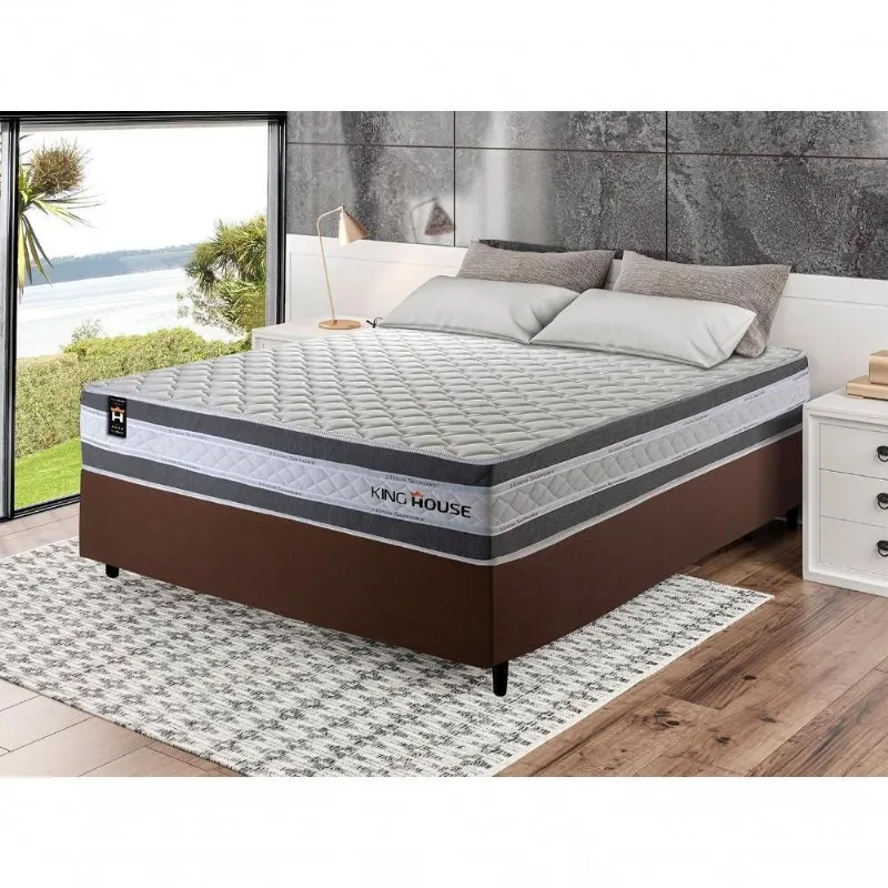 Cama Box Molas Ensacadas Alpine Casal 138x188 King House - king