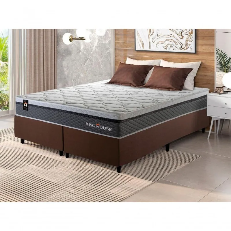 Cama Box Benton Molas Ensacadas King 193x203 King House - OUTRAS - Colchões