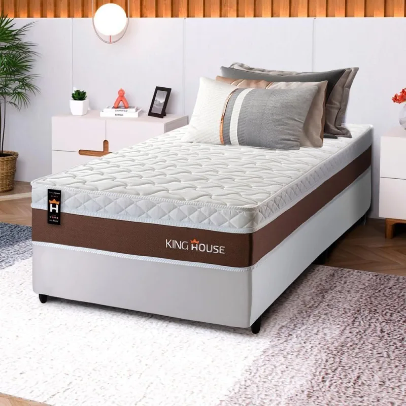 Cama Box Molas Ensacadas Venice Solteirão 96x203 King House - OUTRAS - Colchões