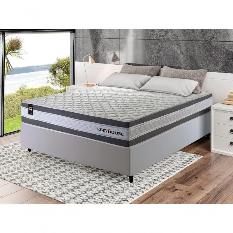 Cama Box Molas Ensacadas Alpine Casal 138x188 King House - king
