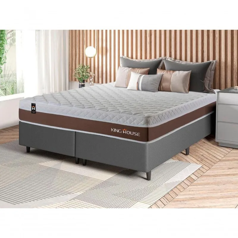 Cama Box Venice Molas Ensacadas King 193x203 King House - king