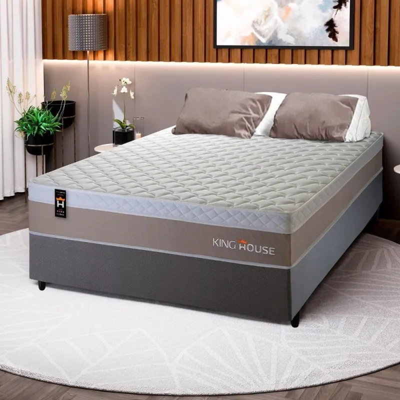 Cama Box Molas Ensacadas Sheffield Casal 138x188 King House - king