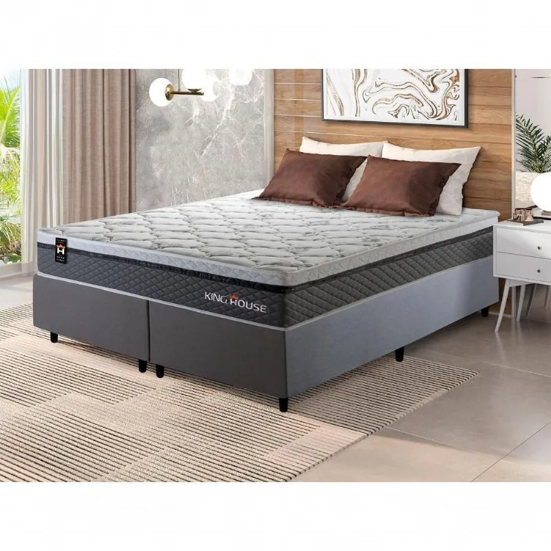 Cama Box Benton Molas Ensacadas Queen 158x198 King House - king
