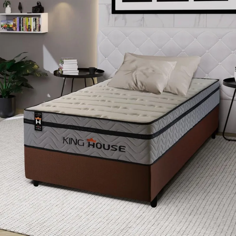 Cama Box Molas Ensacadas Preston Solteiro 88x188 King House - king