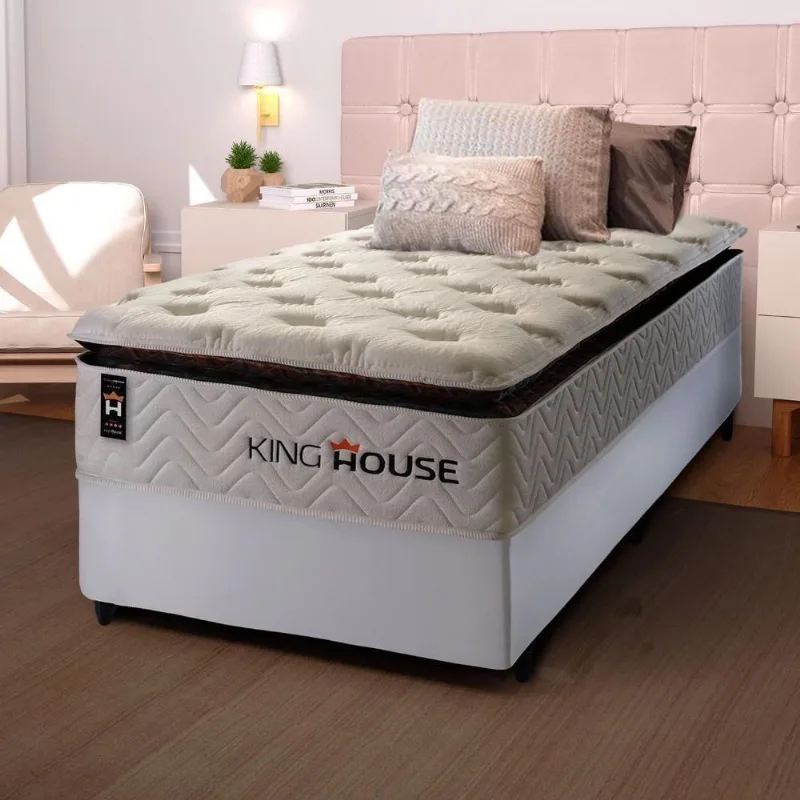 Cama Box Molas Ensacadas New York Solteiro 96x203 King House - king