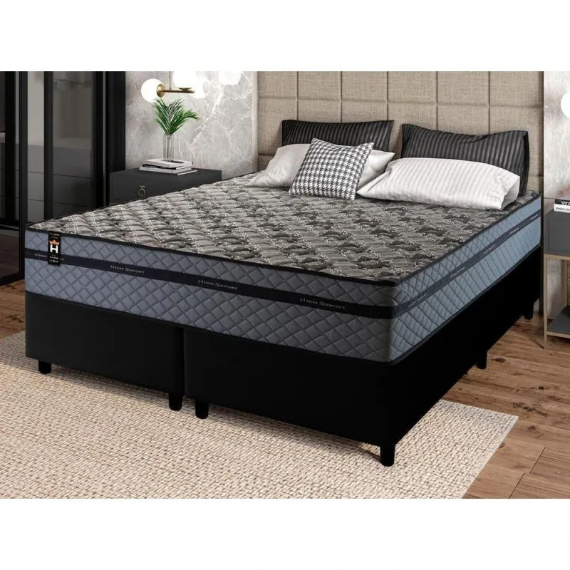 Cama Box Montreal Molas Ensacadas Queen 158x198 King House - OUTRAS - Colchões