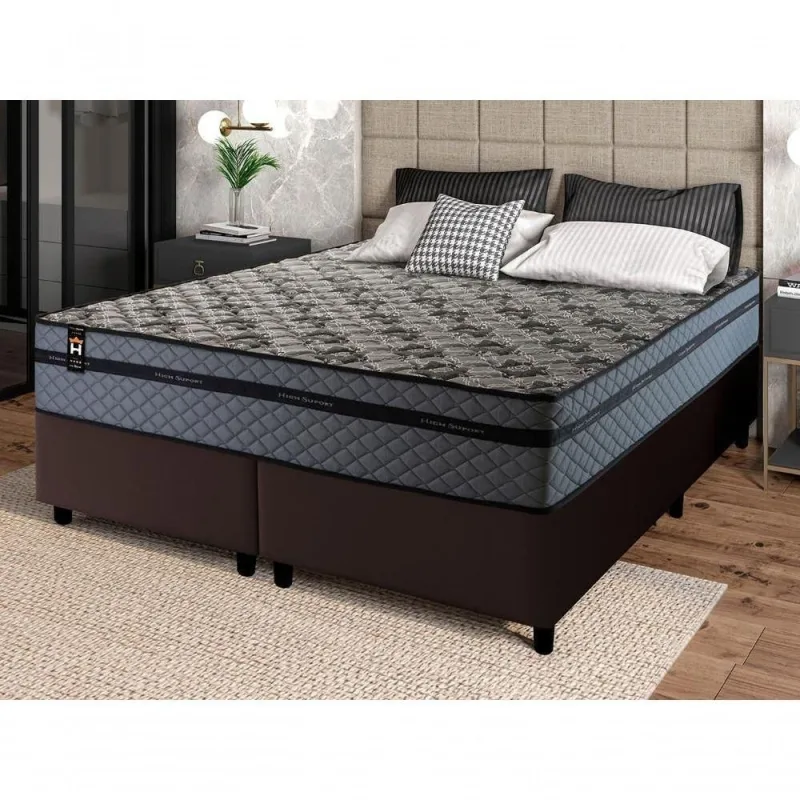 Cama Box Montreal Molas Ensacadas Queen 158x198 King House - king