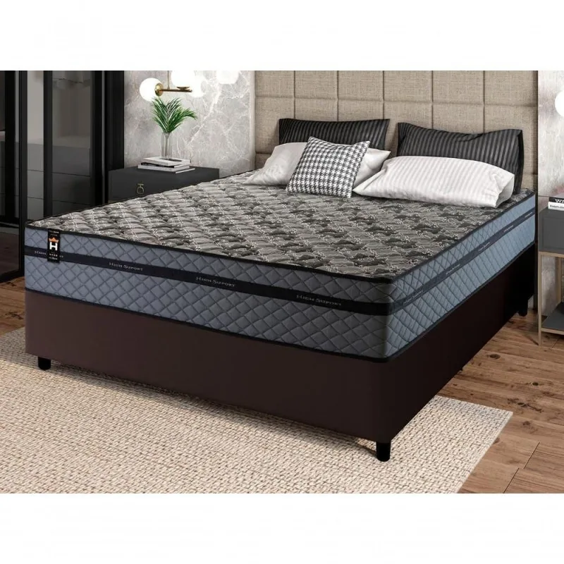 Cama Box Molas Ensacadas Montreal Casal 138x188 King House - king - Colchões