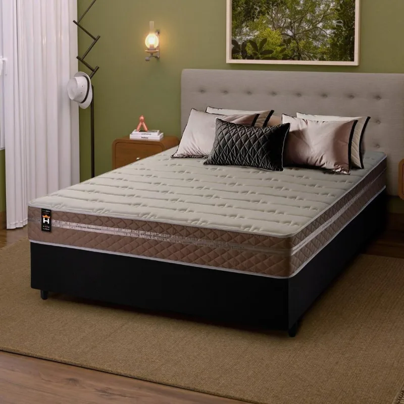 Cama Box Molas Ensacadas Georgia Casal 138x188 King House - king