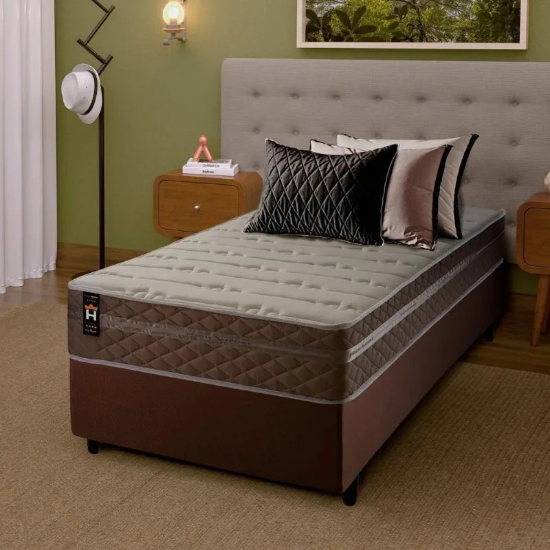 Cama Box Molas Ensacadas Georgia Solteiro 88x188 King House