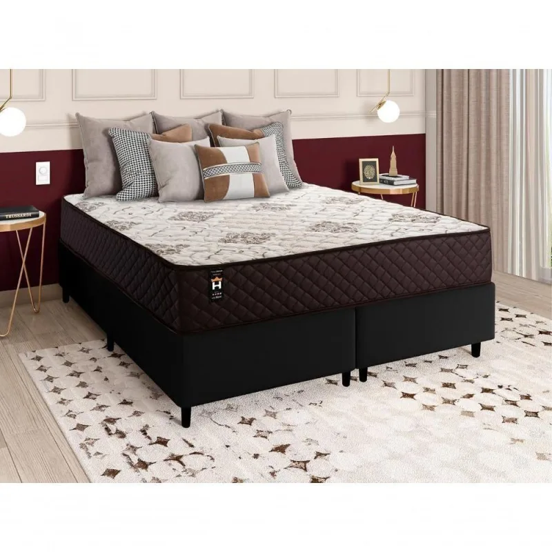 Cama Box Allura Molas Ensacadas Queen 158x198 King House - king