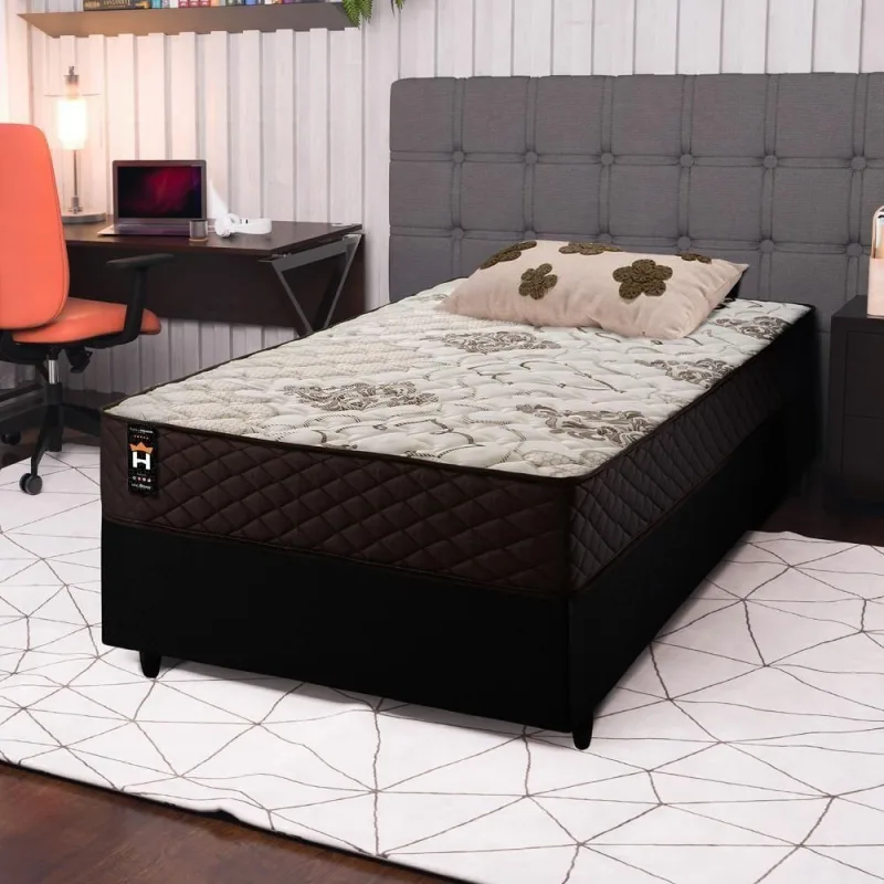 Cama Box Molas Ensacadas Allura Solteiro 88x188 King House - king