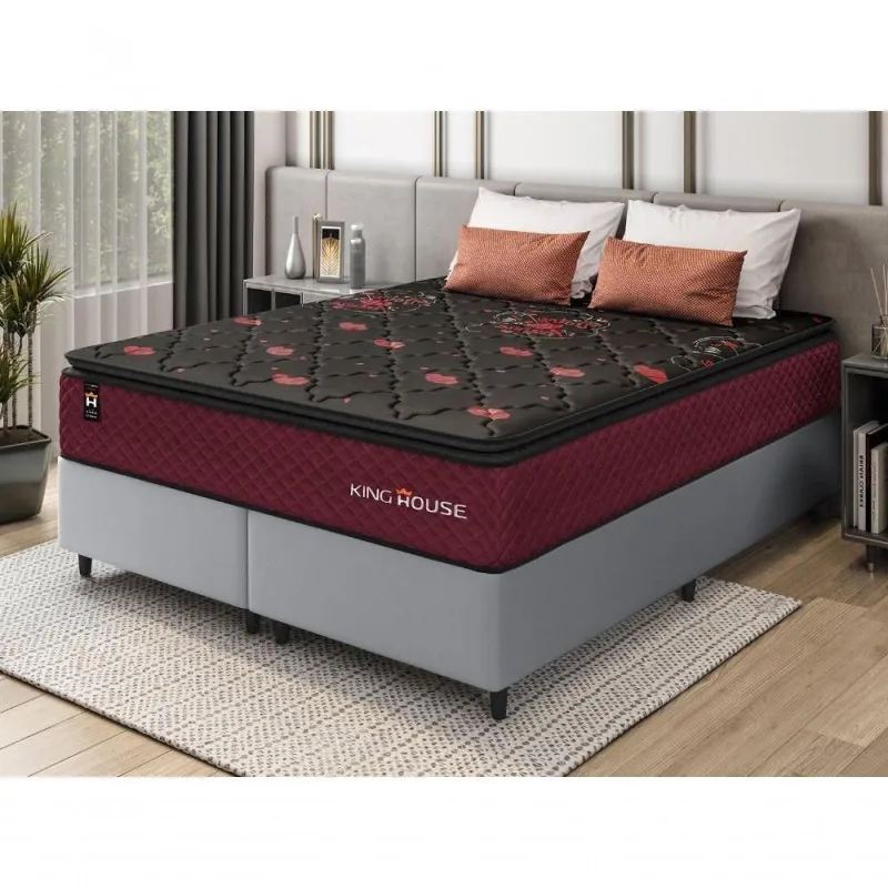 Cama Box Toronto Molas Ensacadas King 193x203 King House - king