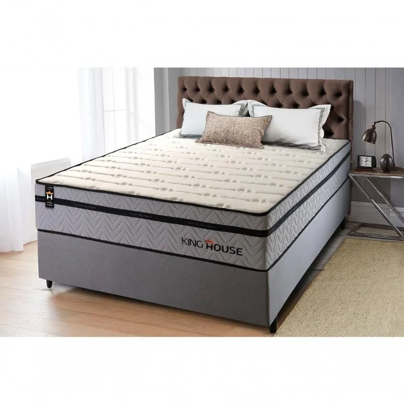 Cama Box Molas Ensacadas Preston Casal 138x188 King House - king