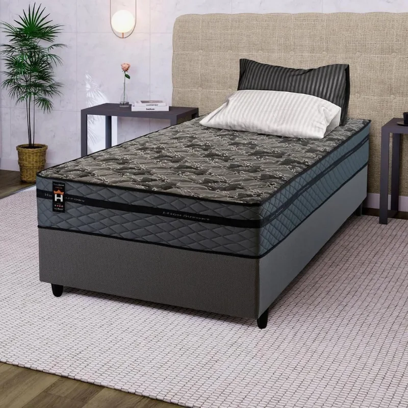 Cama Box Molas Ensacadas Montreal Solteiro 88x188 King House - king