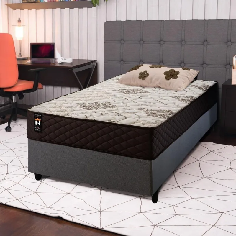 Cama Box Molas Ensacadas Allura Solteiro 88x188 King House - king