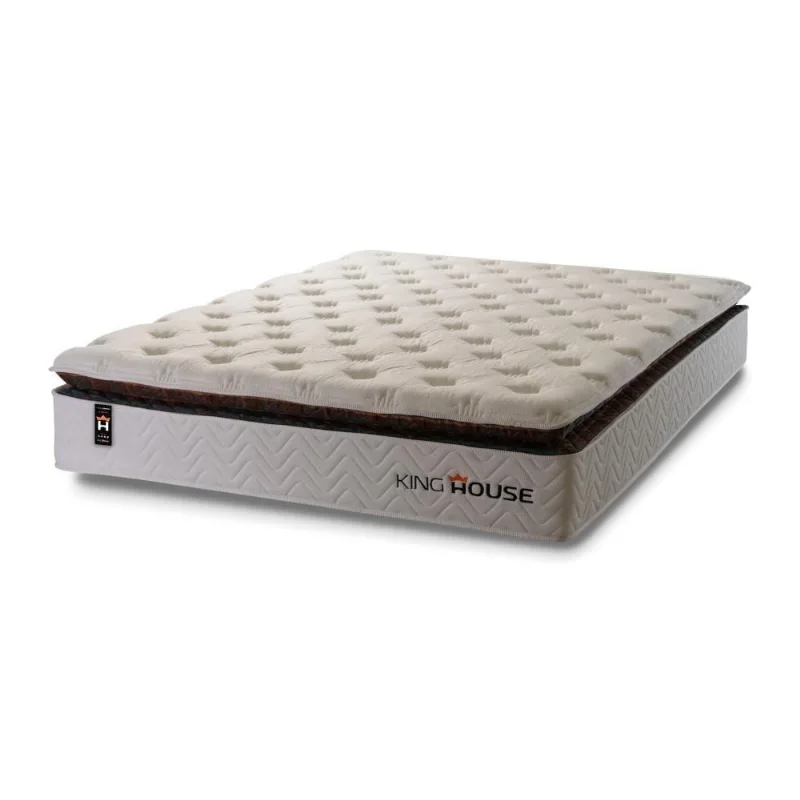 Colchão C/ Molas Ensacadas New York King 193x203x35 Branco - king