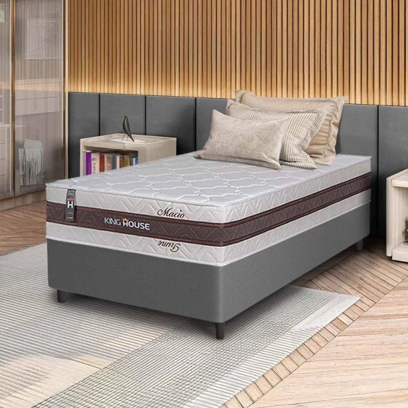 Cama Box Mali Molas Ensacadas Solteiro 88x188 King House - king