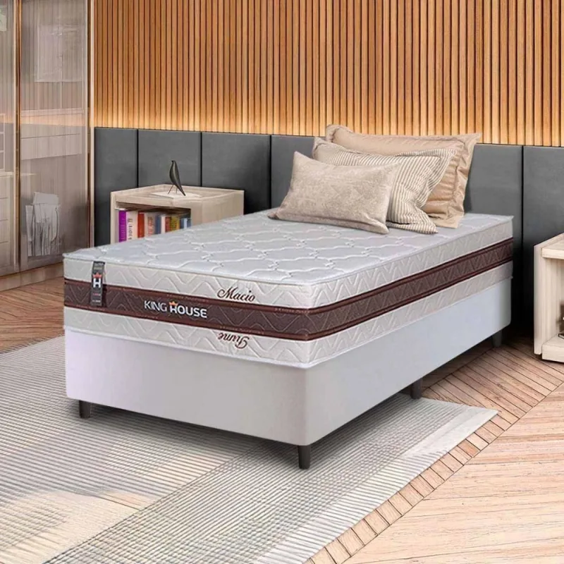 Cama Box Mali Molas Ensacadas Solteirão 96x203 King House - king