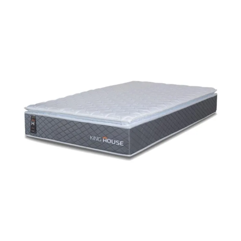 Colchão Solteiro Espuma D33 Argel 96x203x29cm Cinza com Tratamento Antiácaro King