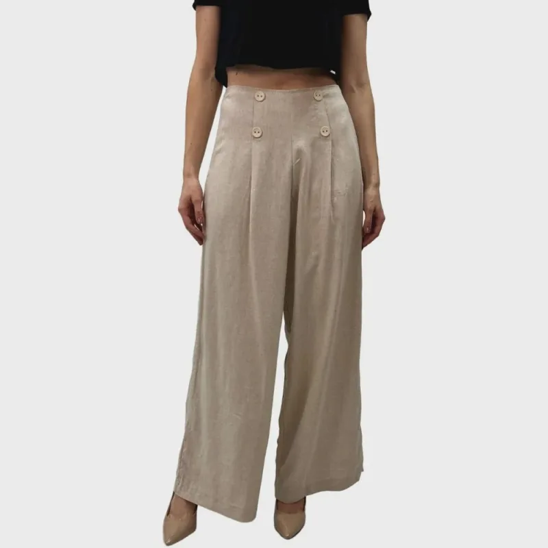 Calça Formitz Pantalona Tecido Feminina - Não Disponível