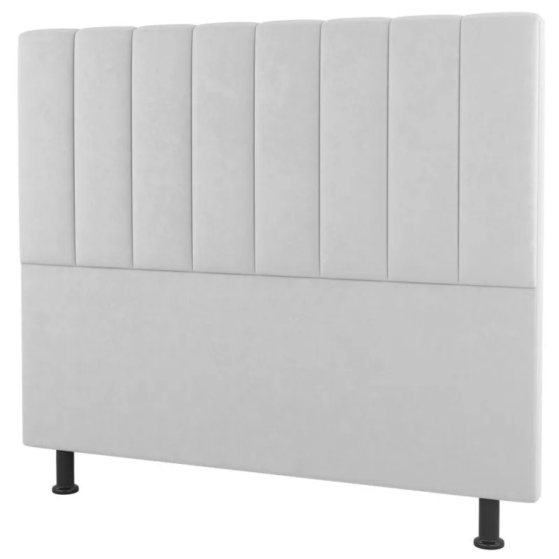 Cabeceira Cama Box Casal Cora 140cm Sintético Branco - OUTRAS