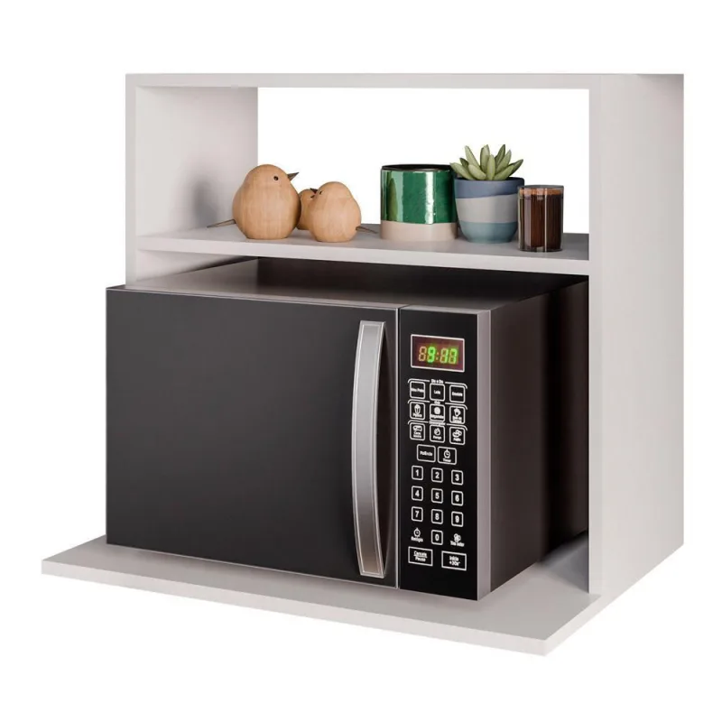 Suporte Aéreo Multiuso Para Forno Micro-ondas Luara 60cm Branco - Abmaza - OUTRAS