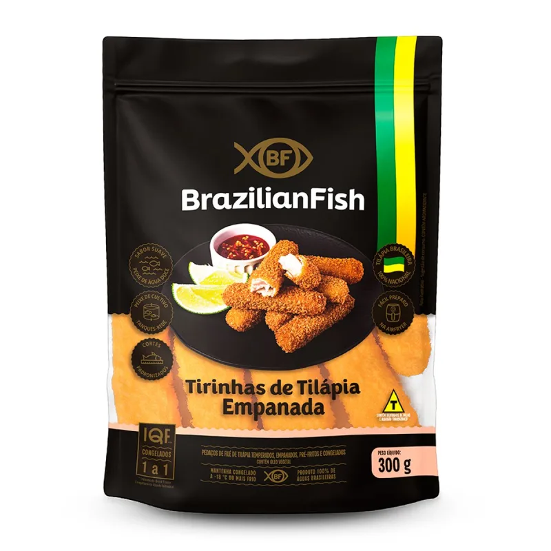 Tilápia em Tirinha Brazilian Fish Empanada 300g - Brazilian Fish