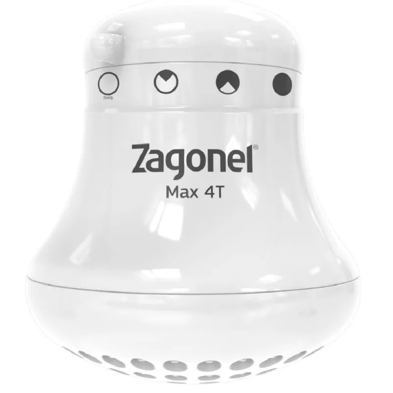 Ducha 5700w 220v Max 4 Temperatura Branco - Dmx4t57220br11 - Zagonel - Zagonel