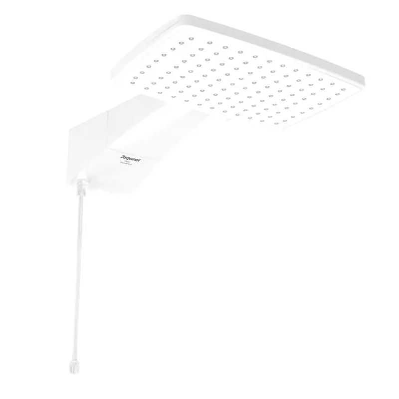 Chuveiro Eletrônico Polo 5000W de Parede 10 Temperaturas Branco Zagonel 220V - Zagonel