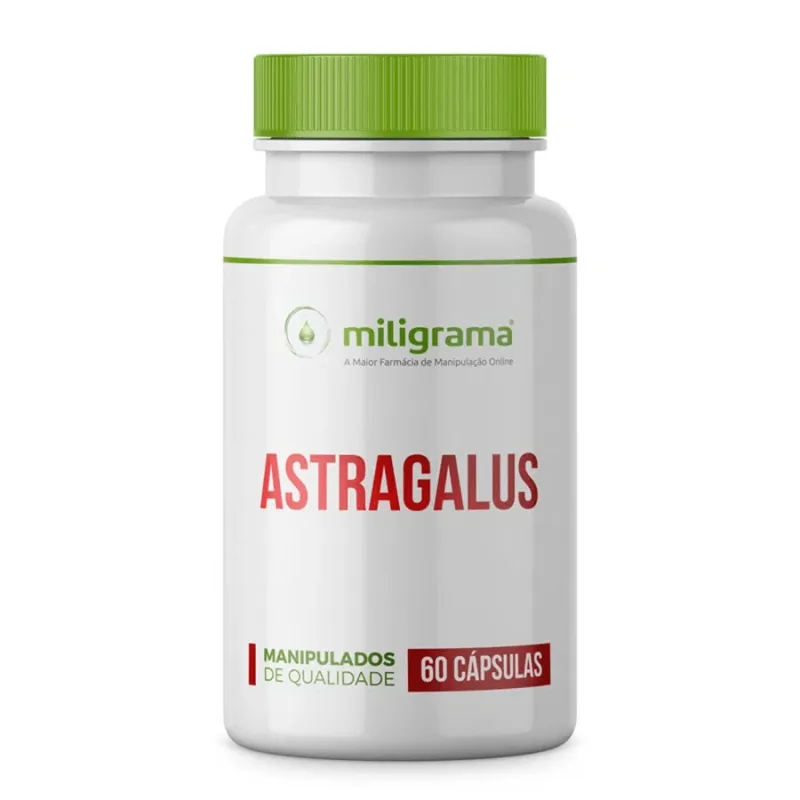 Astragalus 500mg 60 Cápsulas - Miligrama - Vida Saudável