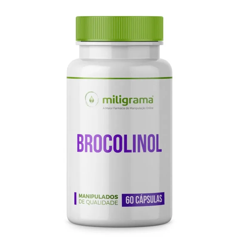 Brocolinol 500mg 60 Cápsulas - Miligrama - Vida Saudável