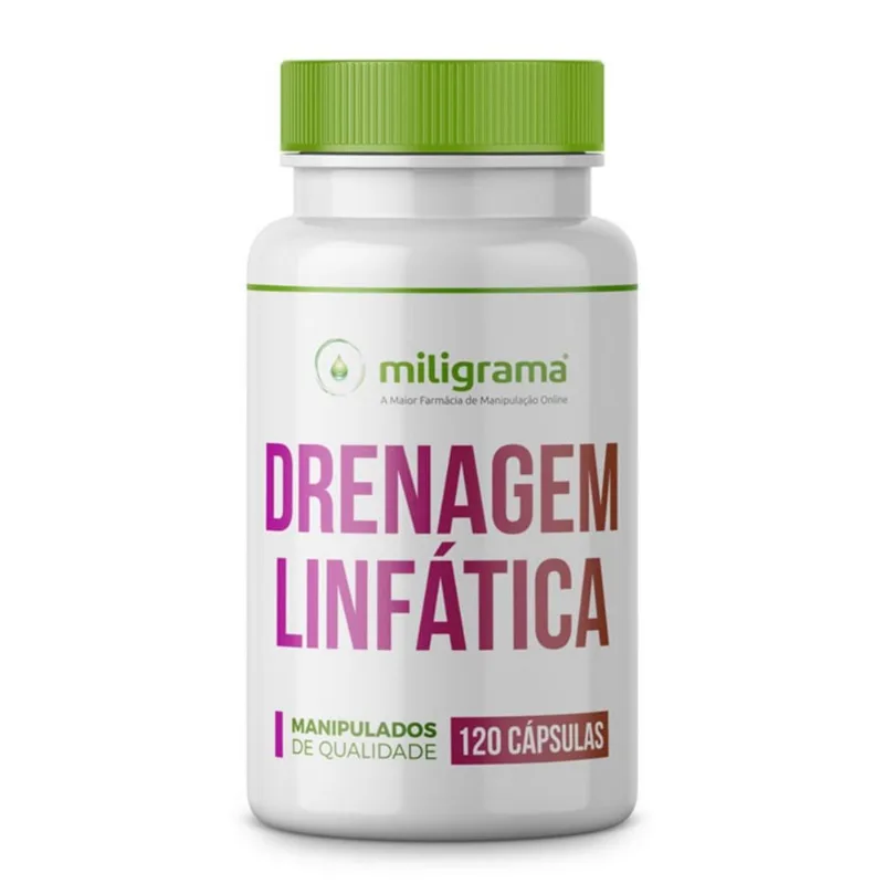 Drenagem Linfática em Cápsulas 500mg 120 Cápsulas