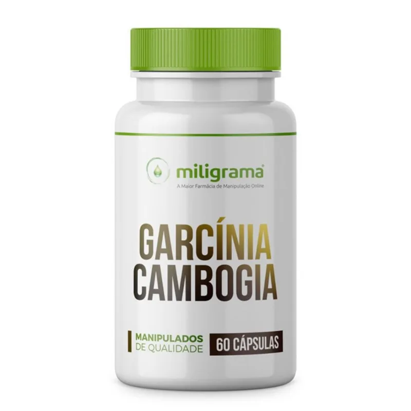 Garcínia Cambogia 500mg 60 Cápsulas - Miligrama
