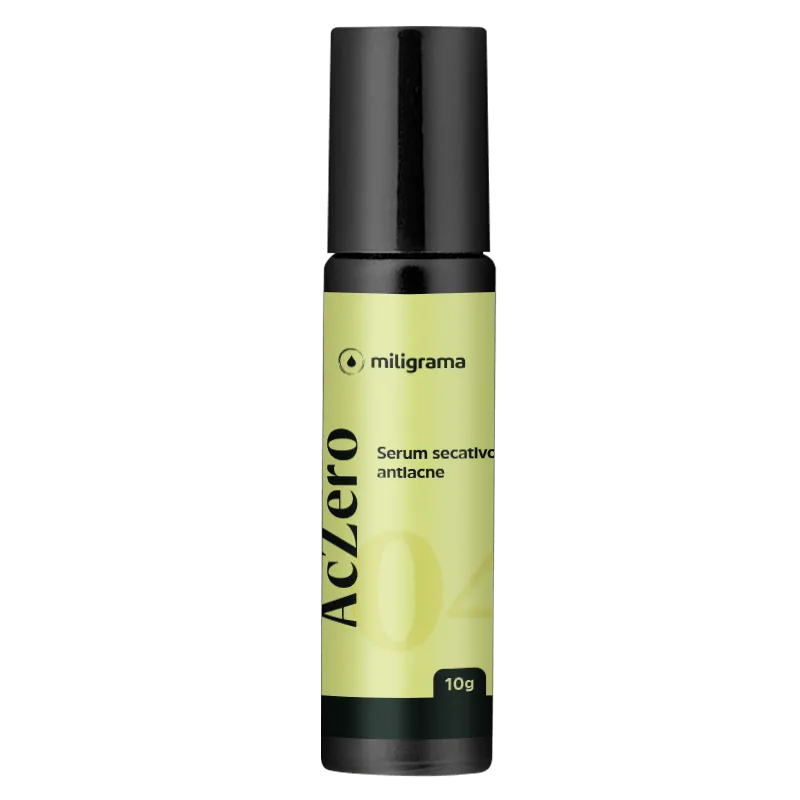 Sérum Secativo Antiacne 10g - Linha AcZero - Miligrama - Vida Saudável