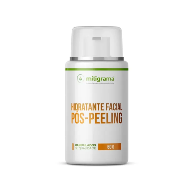 Hidratante Facial Pós-Peeling com Ácido Hialurônico e Aquaporine 60g - Miligrama - Gel Facial