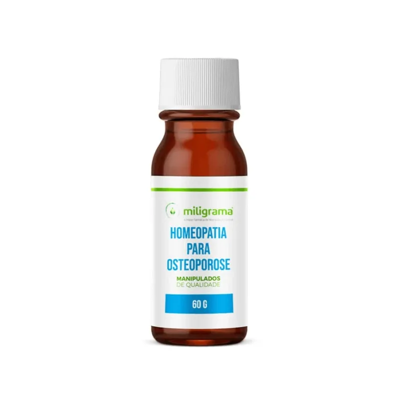 Homeopatia para Osteoporose Glóbulos 60g - Miligrama - Medicamentos E Saúde