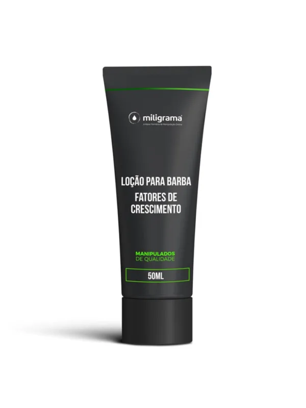 Loção para Barba com Fatores de Crescimento 50ml - Miligrama - Cuidados Com Os Cabelos
