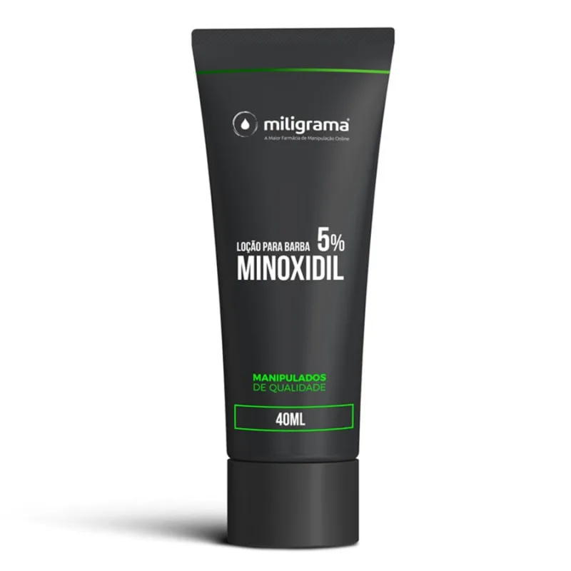 Loção para Barba com Minoxi.dil 40ml - Miligrama - Vida Saudável