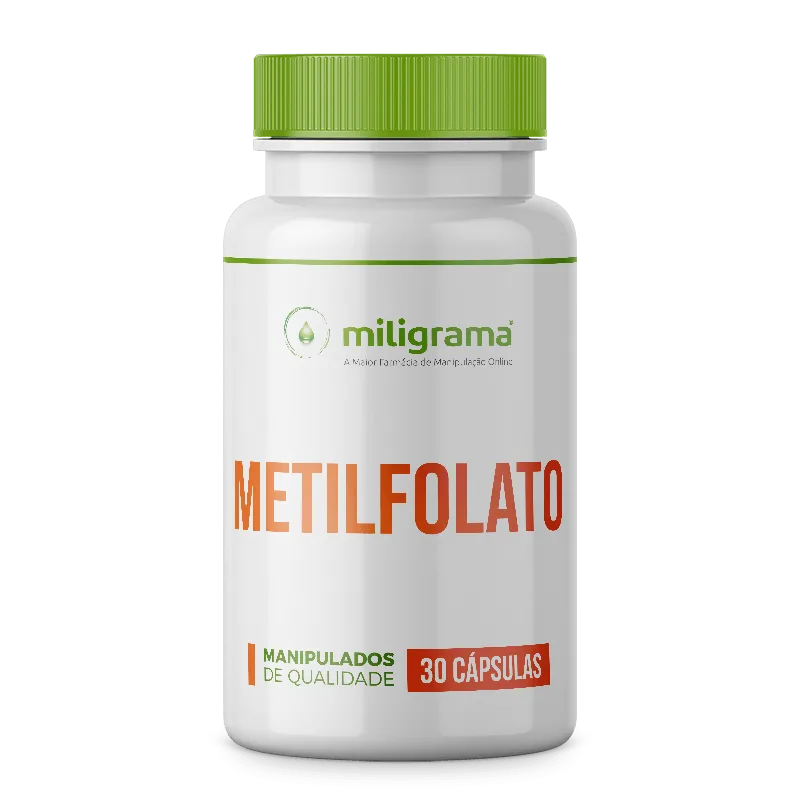Metilfolato 1000mcg 30 Cápsulas - Miligrama - Vida Saudável
