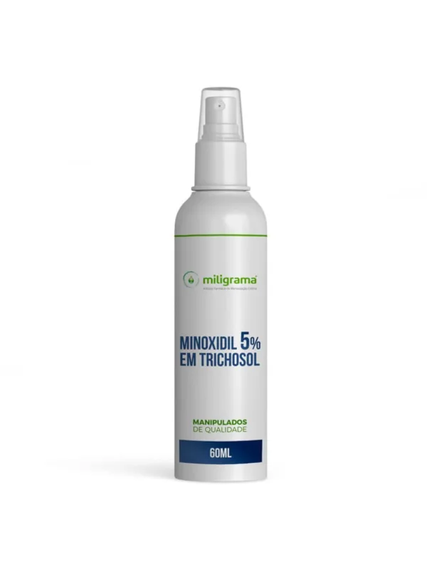 Solução capilar Minoxid com Tricosol 60ml - Miligrama - Cuidados Com Os Cabelos