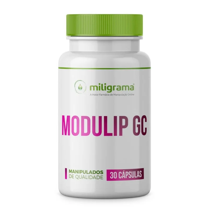 Modulip GC Oral 200mg - Com Selo de Autenticidade - 30 Cápsulas Modulip GC Oral 200mg 30 Cápsulas
