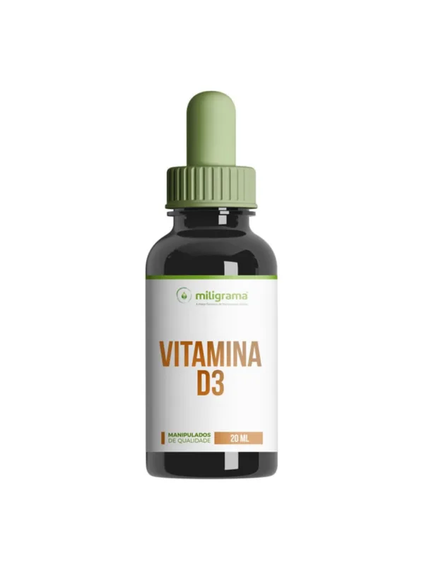 Solução de Vitamina D3 400 UI/gota 20ml - Miligrama - Medicamentos