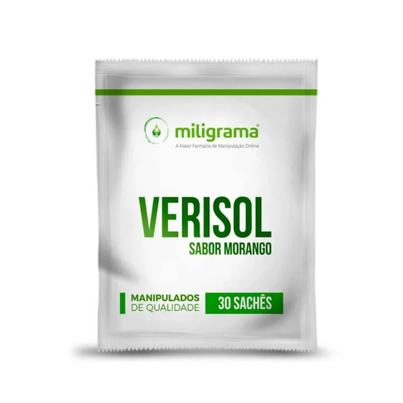 Verisol 2,5g Sachês Sabor Morango 30 Unidades - Miligrama