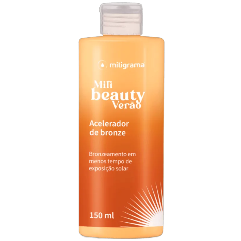 Acelerador de bronze 150ml - Miligrama - Bronzeador